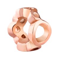 Bead voor beadsarmbanden Met roségoud verguld chirurgisch staal Beads - thumbnail