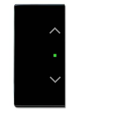 Busch-Jaeger 2CKA006220A0053 Afdekking 2-voudig free@home Zwart-grijs, Antraciet 1 stuk(s)