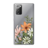 Floral bouquet: Samsung Galaxy Note 20 / Note 20 5G Transparant Hoesje
