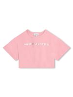 Marc Jacobs Kids t-shirt crop à logo imprimé - Rose - thumbnail