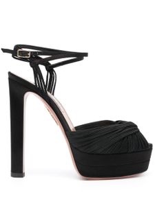 Aquazzura sandales Bellini Beauté Plateau 135 mm - Noir