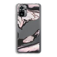Roze stroom: Xiaomi Redmi Note 10S Transparant Hoesje
