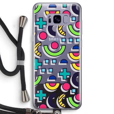8-bit N°6: Samsung Galaxy S8 Transparant Hoesje met koord