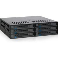 Icy Dock MB326SP-B 6x2,5 SATA hot swap Rack (1U) Zwart disk array Icy Dock MB326SP-B 6x2,5 SATA hot swap Rack (1U) Zwart disk array