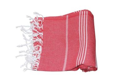 Hamamdoek 100%katoen 100x180cm Rood