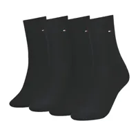 Tommy Hilfiger 4-pack sokken - Dames multipack zwarte sokken