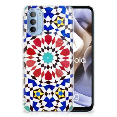 Motorola Moto G31 | G41 | TPU | Siliconen hoesje | Mozaïek