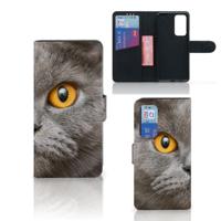 Telefoonhoesje | Met pasjeshouder | Huawei P40 Britse Korthaar