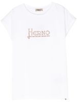 Herno t-shirt à logo clouté - Blanc