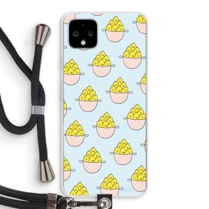 Citroenen: Pixel 4 XL Transparant Hoesje met koord