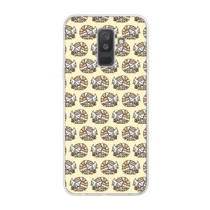 Slapende poes: Samsung Galaxy A6 Plus (2018) Transparant Hoesje