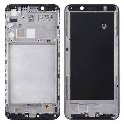 Front behuizing LCD-frame bezel plaat voor Xiaomi Redmi 7A (zwart)