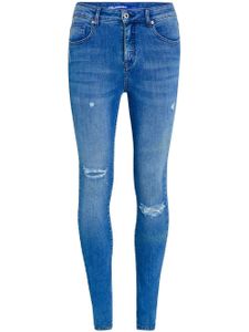 Karl Lagerfeld Jeans jean skinny à effet usé - Bleu