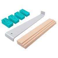 Wolfcraft Laminaat Legset | Trekijzer | Slaghout | 20 Wiggen - 6931000
