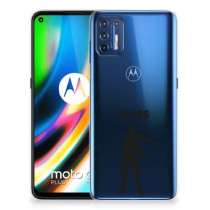 Motorola Moto G9 Plus Telefoonhoesje met Naam Floss