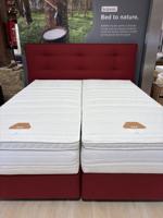 LeDorm Regale 180x210 cm Boxspring rood Incl. hoofdbord.