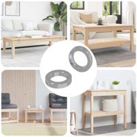 VidaXL Veer washer 2 pcs wit 13 x 1 mm ijzer