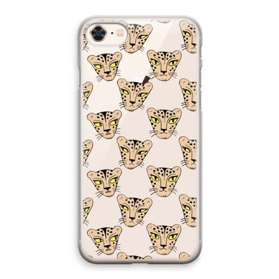 Tijger: iPhone 8 Transparant Hoesje