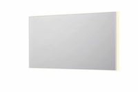 INK SP32 rechthoekige spiegel in stalen kader met dimbare indirect LED-verlichting, spiegelverwarming, color changing, en schakelaar 140 x 4 x 80 cm, - thumbnail