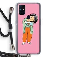Visknuffel: OnePlus Nord N10 5G Transparant Hoesje met koord