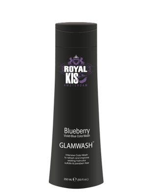 KIS Kleurshampoo Royal KIS Glamwash Kleurshampoo Glampoo Intensive Colorwash Blueberry (Violet Blue) 250ml | Kleurshampoo Rood