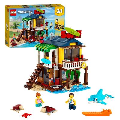 Creator 3-in-1 - Surfer strandhuis Constructiespeelgoed