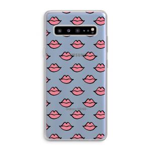 Lipjes: Samsung Galaxy S10 5G Transparant Hoesje