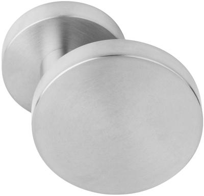 Formani voordeurknop Basics LB702V vast op rozet - mat RVS