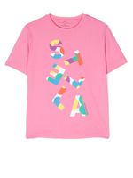 Stella McCartney Kids t-shirt à logo imprimé - Rose