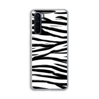 Zebra pattern: OnePlus Nord Transparant Hoesje
