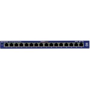 Netgear ProSAFE Unmanaged Switch - GS116GE - Desktop - 16 Gigabit Ethernet poorten 10/100/1000 Mbps