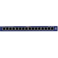 Netgear ProSAFE Unmanaged Switch - GS116GE - Desktop - 16 Gigabit Ethernet poorten 10/100/1000 Mbps - thumbnail