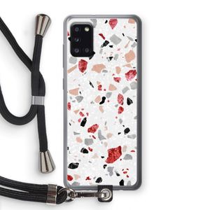 Terrazzo N°12: Samsung Galaxy A31 Transparant Hoesje met koord