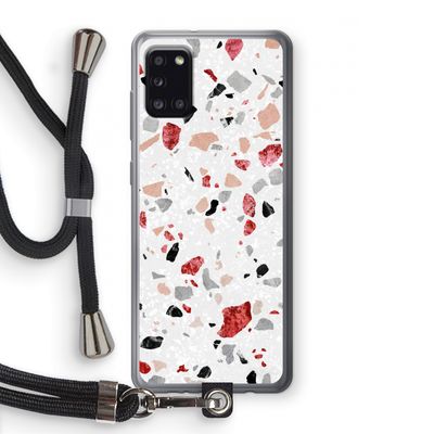 Terrazzo N°12: Samsung Galaxy A31 Transparant Hoesje met koord