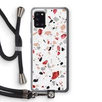 Terrazzo N°12: Samsung Galaxy A31 Transparant Hoesje met koord