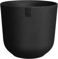 Elho bloempot Jazz 14x13cm living black
