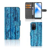 OPPO A16/A16s/A54s | Book Style Case | Wood Blue