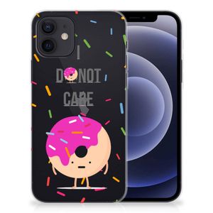 iPhone 12 | 12 Pro (6.1") Siliconen Case Donut Roze