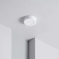 Opbouwspot wit rond led warm wit 3000k