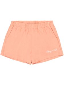 Sporty & Rich short en coton à logo imprimé - Orange