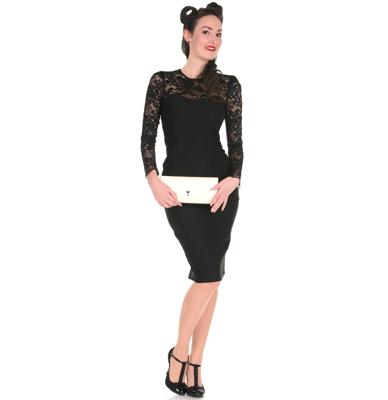 Delia Dress, Black Lace-XL | 50% korting Delia Dress, Black Lace-XL | 50% korting
