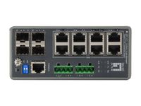 LevelOne IGP-1271 Managed L3 Gigabit Ethernet (10/100/1000) Power over Ethernet (PoE) Grijs - thumbnail