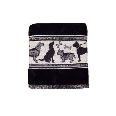 Bunzlau Castle Bunzlau Castle keukendoek Dog black 53x60