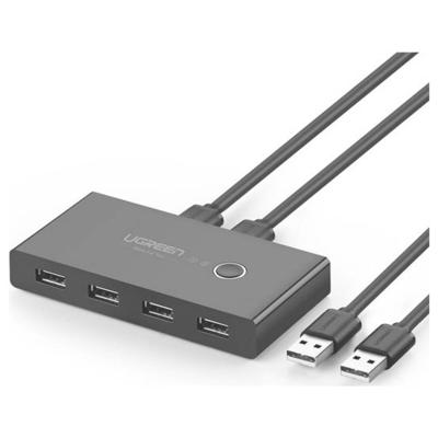 UGREEN USB-kabel USB 2.0 USB-A stekker, USB-A stekker, USB-A bus, USB-A bus, USB-A bus, USB-A bus 1.5 m Zwart 30767