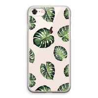Tropische bladeren: iPhone 8 Transparant Hoesje