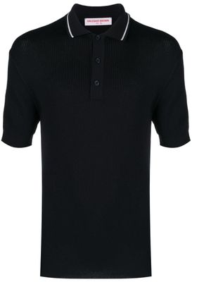 Orlebar Brown polo en maille - Bleu