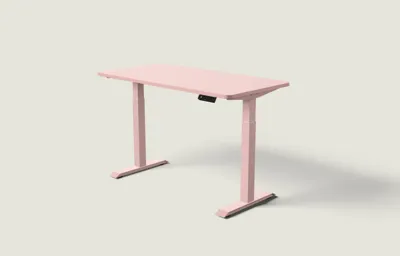 Desktronic HomeOne bureau Zachtroze / Zachtroze / 140x70 cm