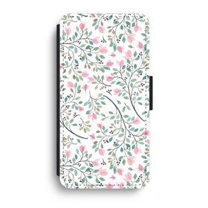 Sierlijke bloemen: iPhone XR Flip Hoesje