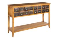 Console HERITAGE 125cm grenenhout nature - 44480