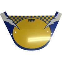 VWP nummerplaat bmx m/bev.strips